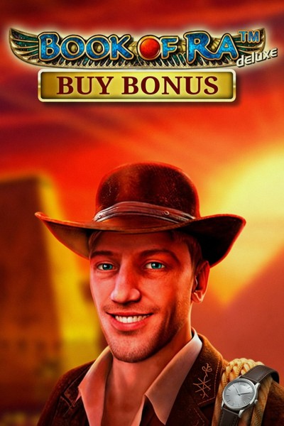 Cover of the slot Book of Ra Deluxe Buy Bonus in the Betwest Casino lobby