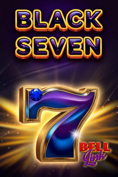 Cover of the slot Black Seven Bell Link in the Betrepublic Casino lobby